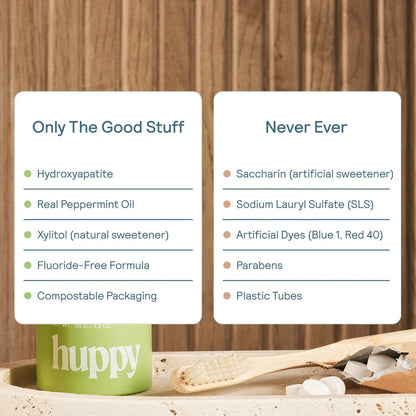 Huppy Toothpaste Tablets