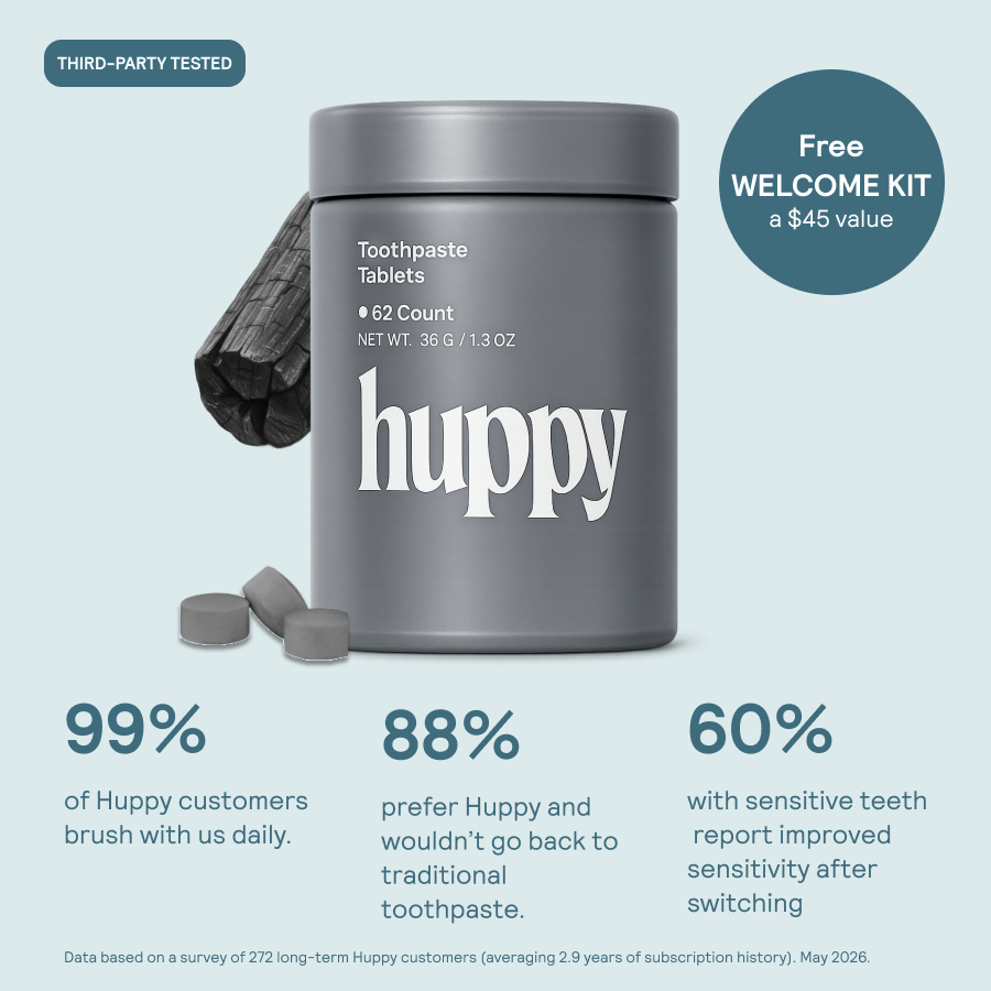 Huppy Toothpaste Tablets