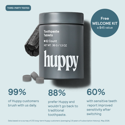 Huppy Toothpaste Tablets