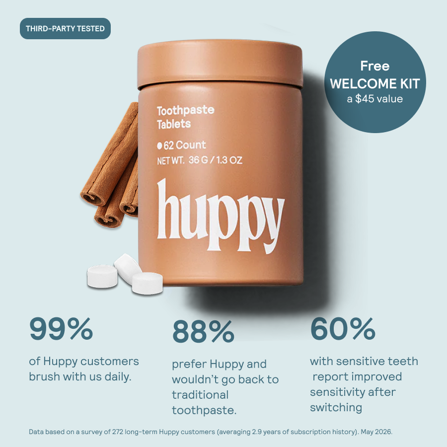 Huppy Toothpaste Tablets