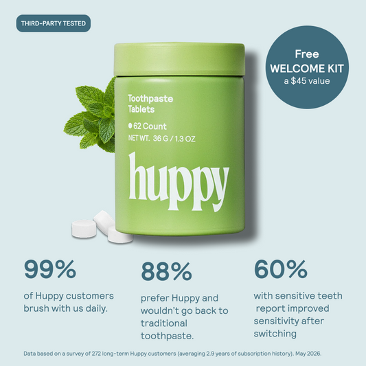 Huppy Toothpaste Tablets