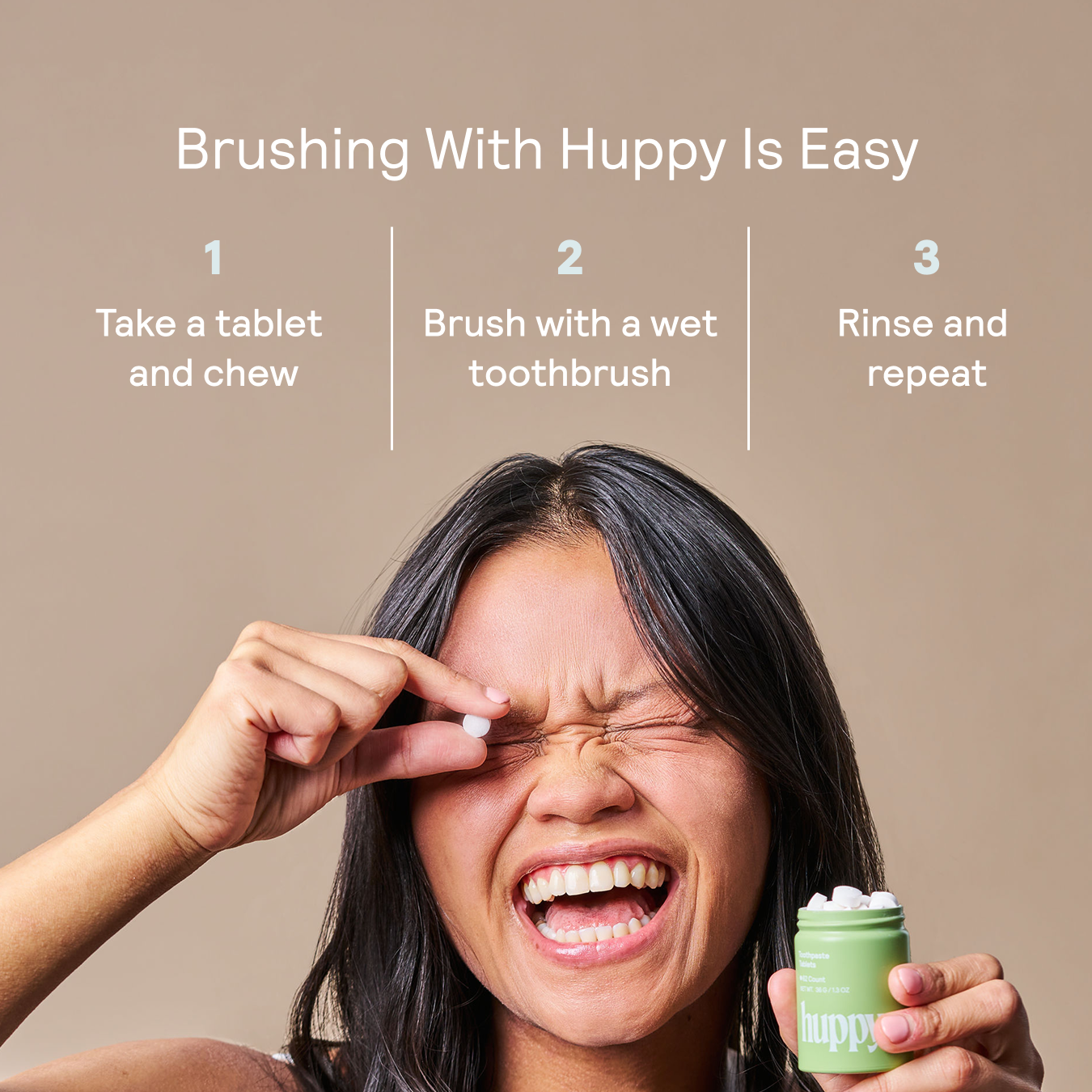 Huppy Toothpaste Tablets