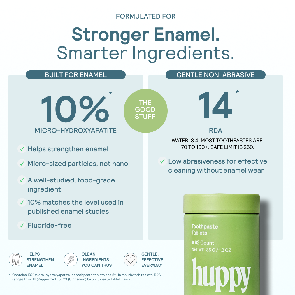 Huppy Toothpaste Tablets
