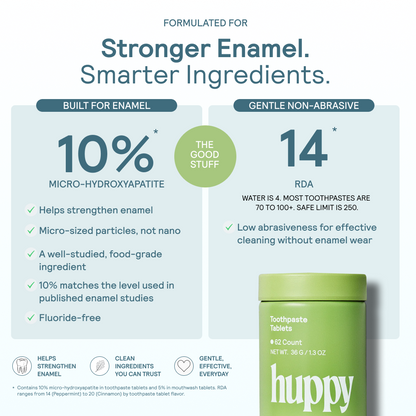Huppy Toothpaste Tablets